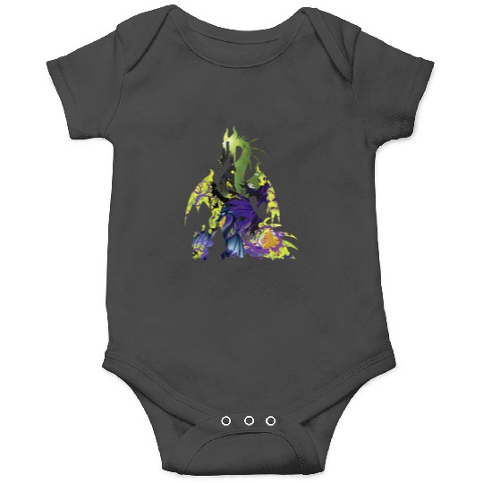 Disney Sleeping Beauty Maleficent Dragon Onesies