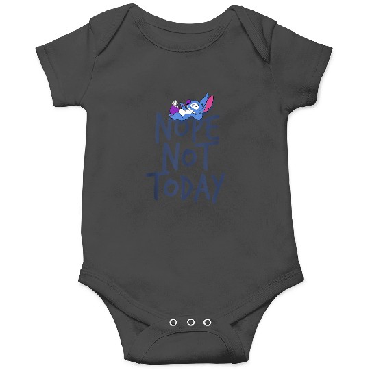 Disney Lilo Stitch Nope Not Today Stitch Relaxing Logo Onesies