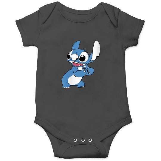Womens Disney Lilo Stitch Excited Cute Pose Big Chest Portrait Onesies