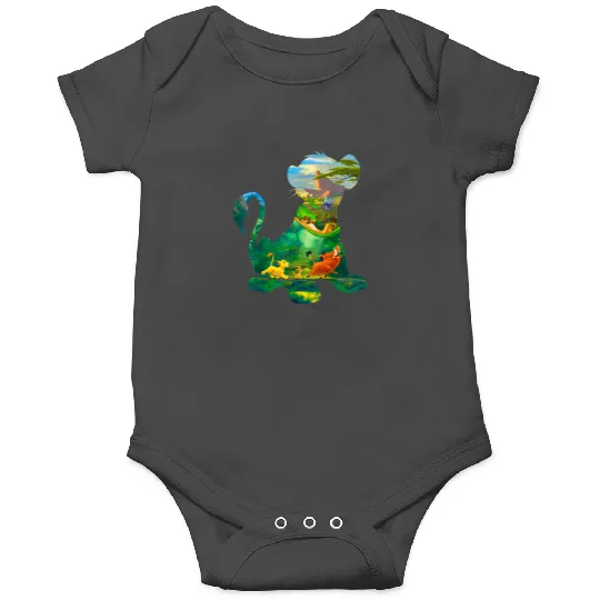 Disney Lion King Simba Silhouette Graphic Onesies