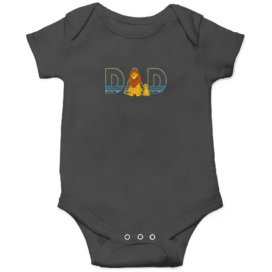 Disney The Lion King Simba and Mufasa Dad Onesies
