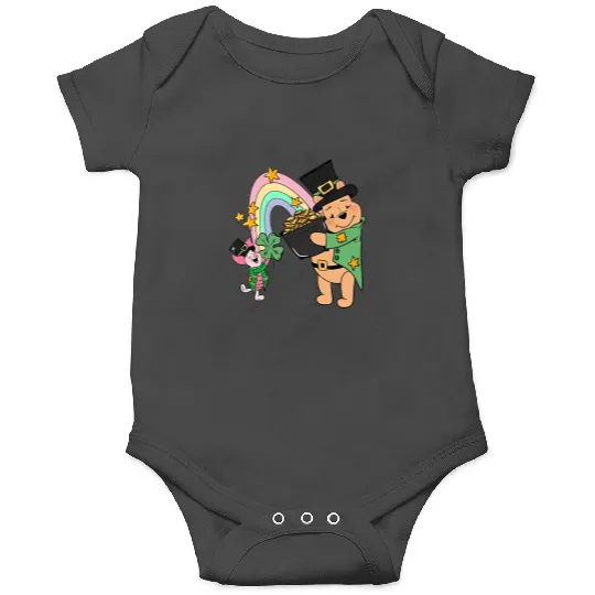 Pooh Bear St Patricks Day Onesies, Disney St Patricks Day Onesies, Magic St Patricks Day