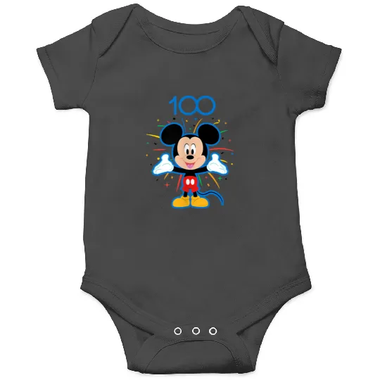 Disneyss 100 Anniversary Mickey Mouse Fireworks Burst D100 Onesies
