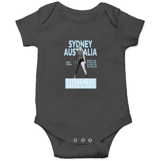 Swift Eras Tour - Sydney, Australia - Light Blue Active Onesies
