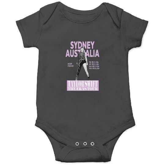 Discover Swift Eras Tour - Sydney, Australia - Light Purple Active Onesies