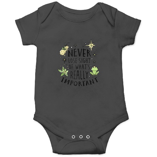Disneyss The Princess The Frog Never Lose Sight Text Onesies