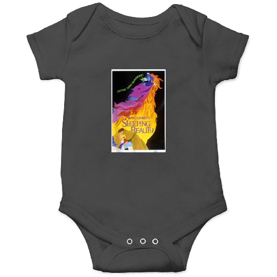 Disneyss Sleeping Beauty Classic Vintage Movie Poster Onesies