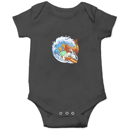 Disney Mickey and Friends Donald Duck Surfing Onesies