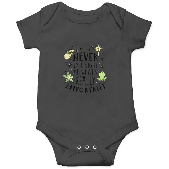 Disneyss The Princess The Frog Never Lose Sight Text Onesies