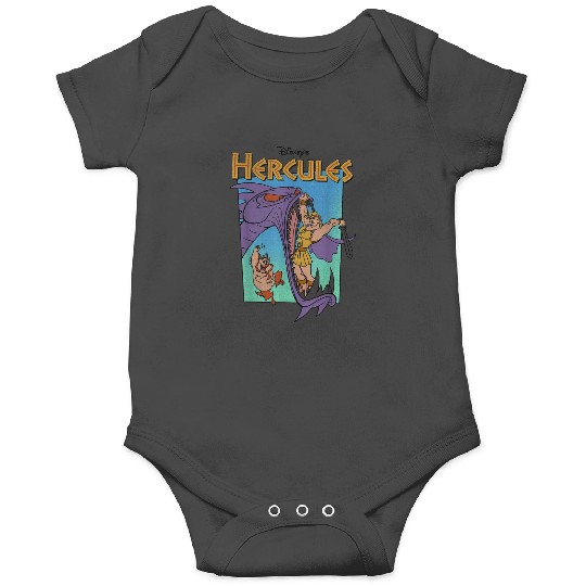 Disneyss Hercules Hydra Battle Retro Classic Movie Poster Onesies
