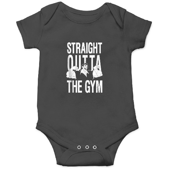 Disneyss Beauty And The Beast Gaston Straight Outta The Gym Onesies