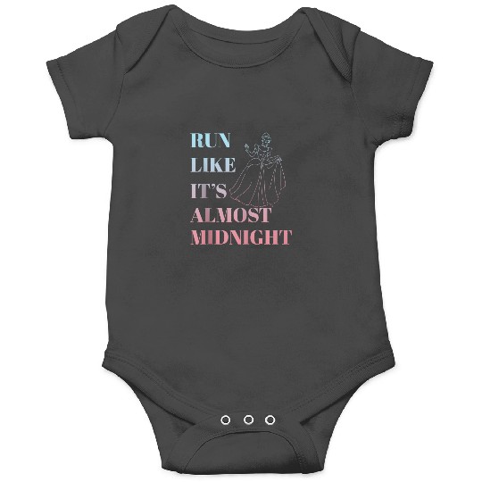 Disney Cinde Run Like Its Almost Midnight Text Onesies
