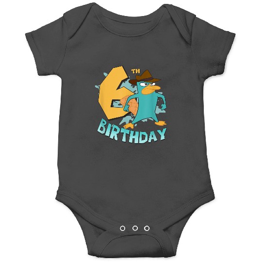 Disneyss Phineas And Ferb Perry Sixth Birthday Onesies