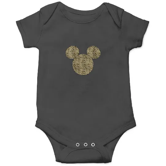 Disney Mickey And Friends Cheetah Print Mickey Ears Poster Onesies