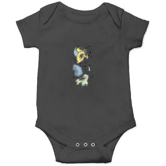 Disney Peter Pan Tinkerbell Airbrush Style Sketc Onesies
