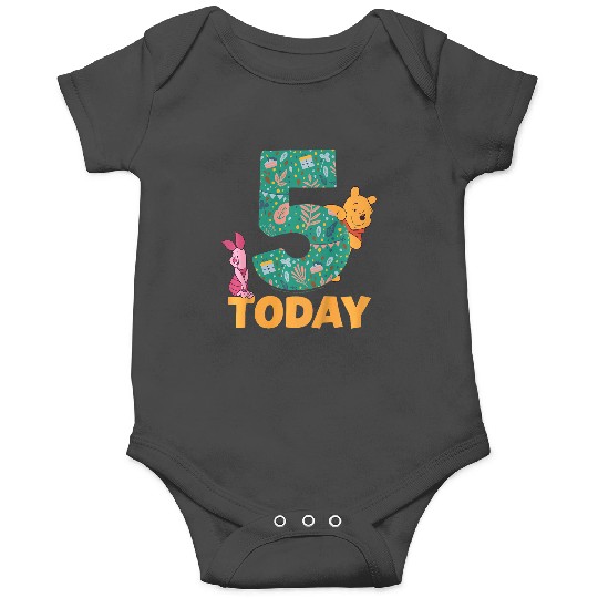 Kids Disney Winnie the Pooh Piglet Birthday 5 Years Old Today Onesies
