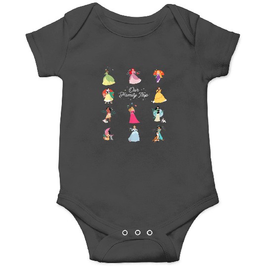 Disney Princess Our Family Trip Vacation Travel Onesies