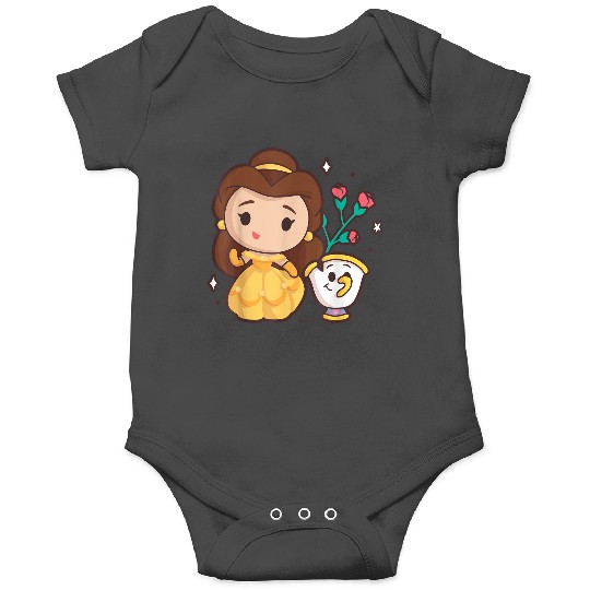 Disneyss Princess Belle And Chip Teacup Onesies