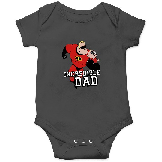 Disney Pixars Incredibles 2 Dad and Jack Jack Graphic Onesies