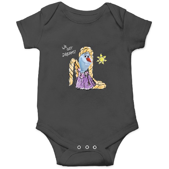 Disney Olaf Presents Tangled Rapunzel We Got Dreams Onesies