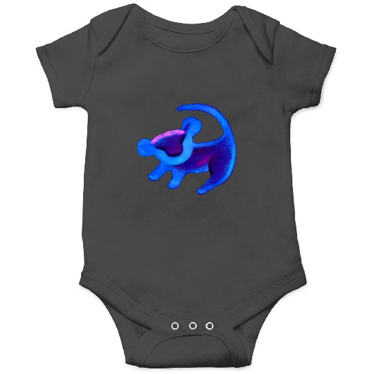 Disney The Lion King Simba Cave Painting Blue Hue Onesies