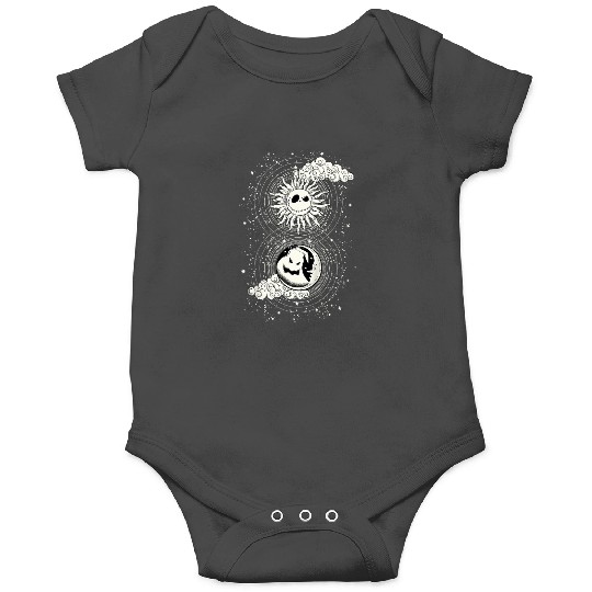 Disneyss The Nightmare Before Christmas Skellington Sun Moon Onesies