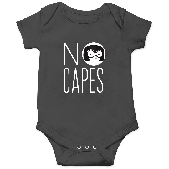 Womens Disney Pixars The Incredibles 2 Edna Mode No Capes Logo VNeck Onesies