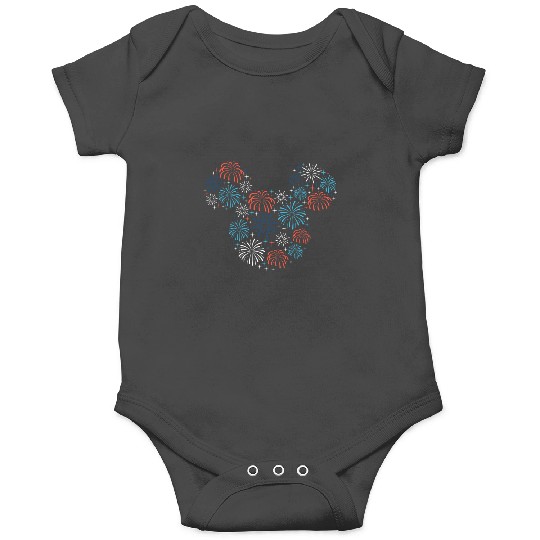 Disney Mickey Mouse Fireworks Americana Onesies