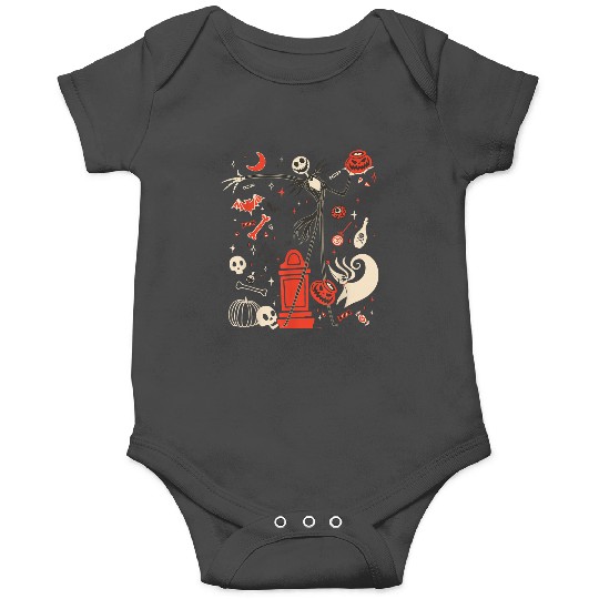 Disneyss The Nightmare Before Christmas Jack Zero Halloween Onesies
