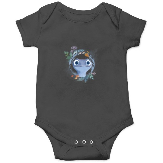 disney frozens 2 Bruni The Salamander Watercolor Portrait Onesies