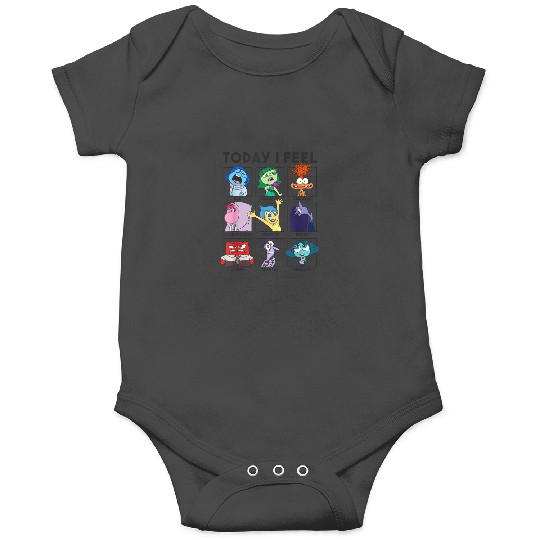 Disney   Inside Out 2 Today I Feel...  Panels T-Shirt Onesies