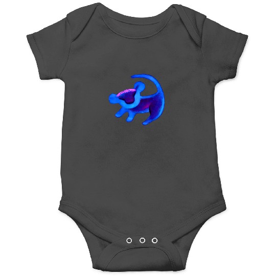 Disney The Lion King Simba Cave Painting Blue Hue T-Shirt Onesies