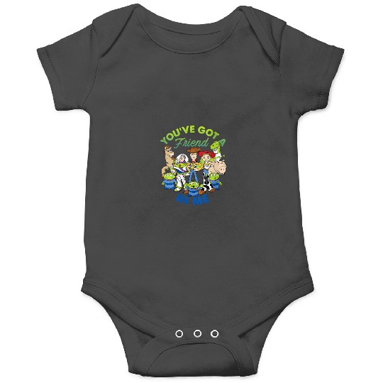 Womens Disney Pixars Toy Story Cartoon Group Shot V-Neck T-Shirt Onesies