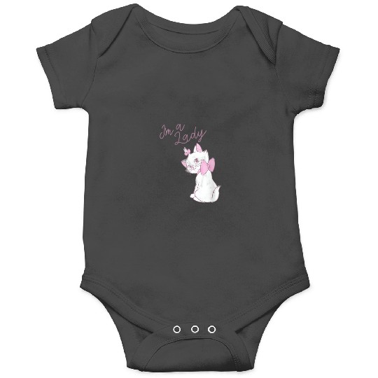 Womens Disney The Aristocats Marie I'm A Lady Text V-Neck T-Shirt Onesies