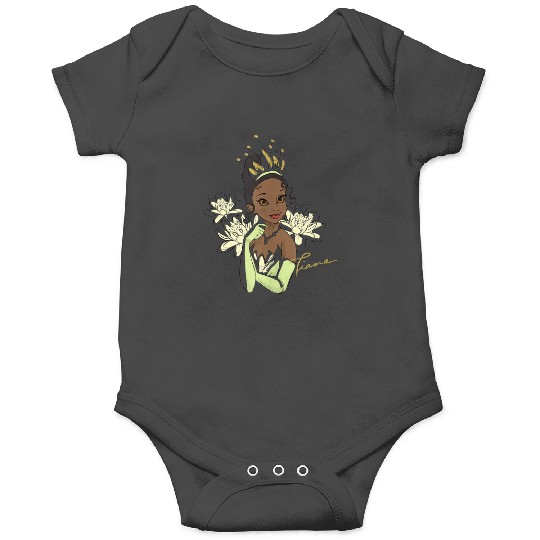 Disneyss The Princess And The Frog Tiana Floral Color Sketch Onesies