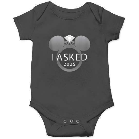 Disney I Asked 2025 Engagement Ring Proposal Mickey Onesies