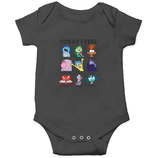 Disney Pixars Inside Out 2 Today I Feel... Emotions Panels Onesies