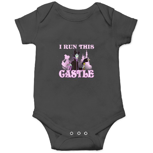 Disney Sleeping Beauty Maleficent I Run This Castle Portrait Raglan Baseball Tee Onesies