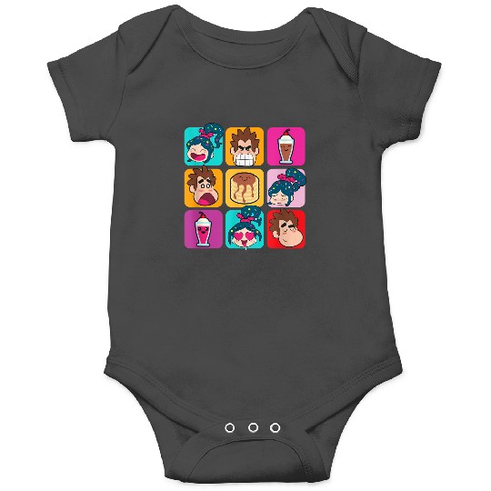 Disney Wreck-It Ralph Vanellope Ralph & Desserts Panels T-Shirt Onesies