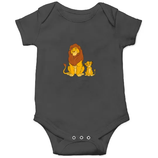 Disney The Lion King Young Simba and Mufasa TShi Onesies
