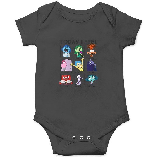 Disneyss Pixars Inside Out 2 Today I Feel Emotions Panels Onesies