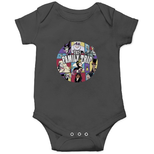 Disney Villains Wicked Circle 2024 Family Trip Vacation Onesies