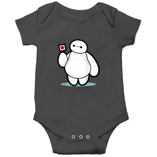 Disney Big Hero 6 Baymax With Lollipop Cute Shot Onesies