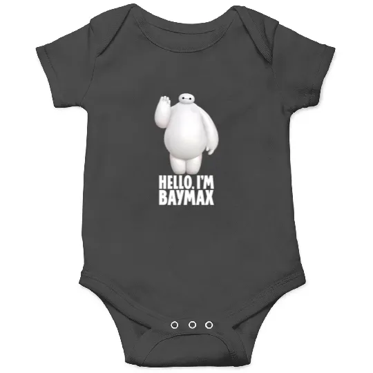 Disney Big Hero 6 Hello I'm Baymax Cute Portrait Onesies