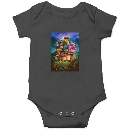 Disney Encanto Madrigal Whole House Poster Onesies