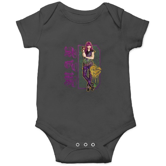 Disney Descendants 2 Mal Paint Drip Poster Onesies