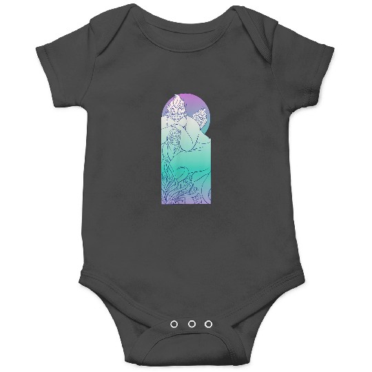 Disneyss The Little Mermaid Ursula And Eels Ombre Onesies