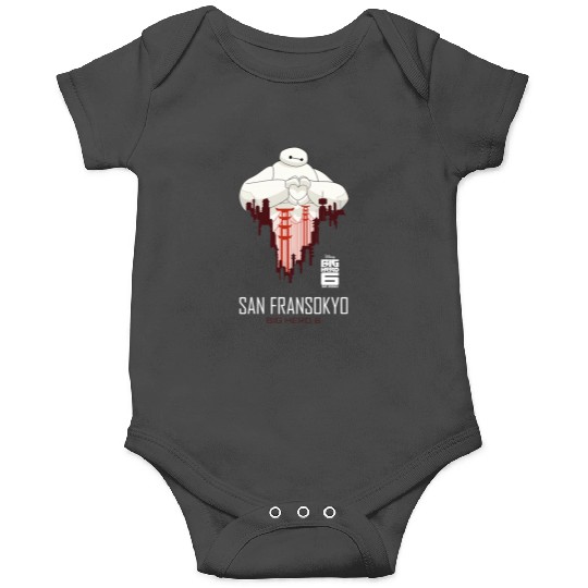Disney Big Hero 6 TV Series Baymax SF Love Graphic Onesies