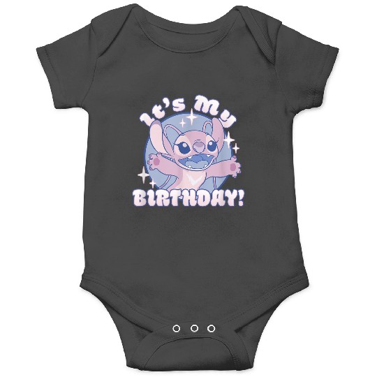 Disneyss Lilo Stitch Angel It's My Birthday Retro Sparkle Onesies