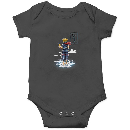 Disneyss Kingdom Hearts Sora Walking On Water Big Chest Poster Onesies